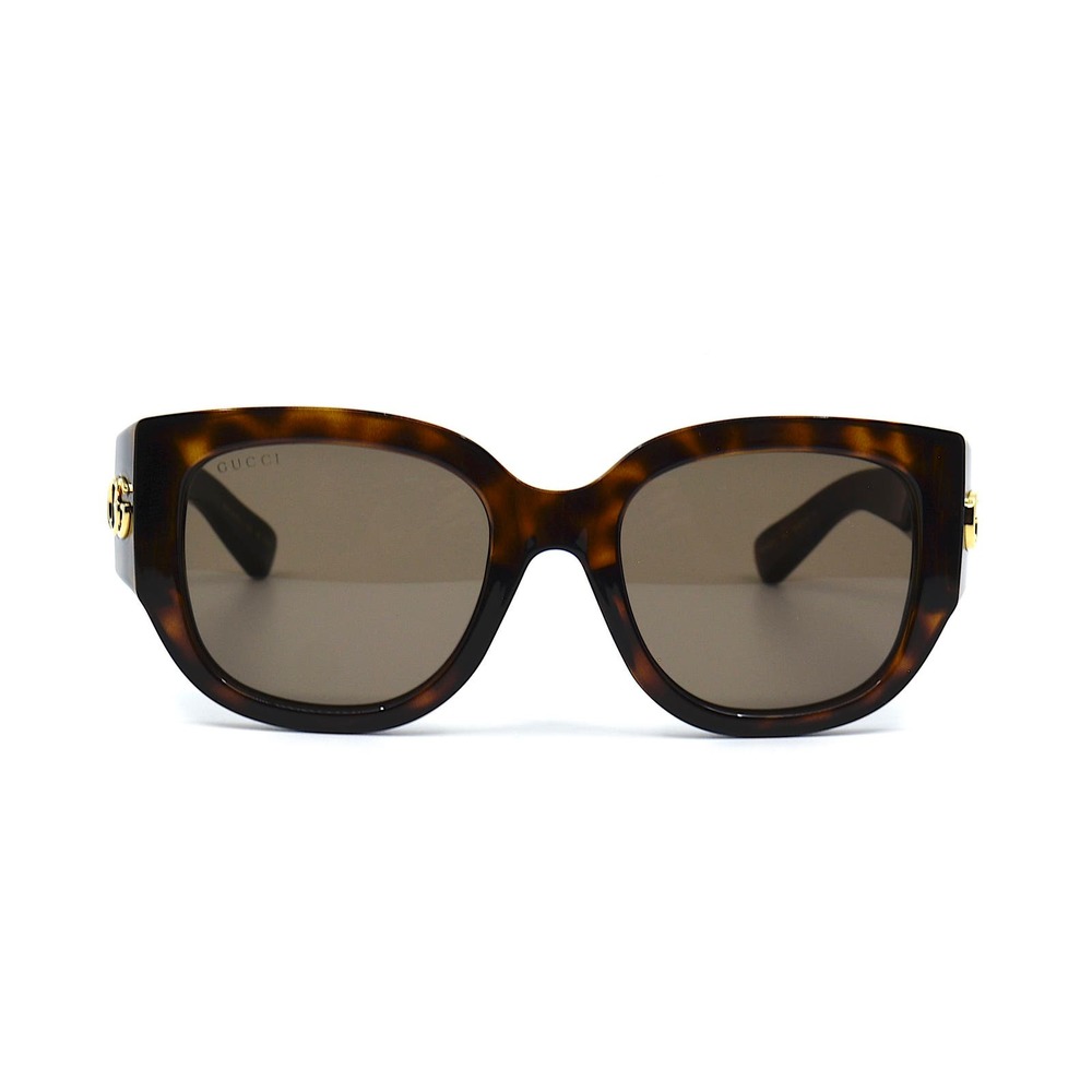 Gucci GG1599SA Havana Brown Sunglasses Women Authentic Italy New w/ Case - Picture 3 of 15